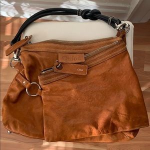 Chloe Multi-Pocket Hobo Crossbody Bag Vintage